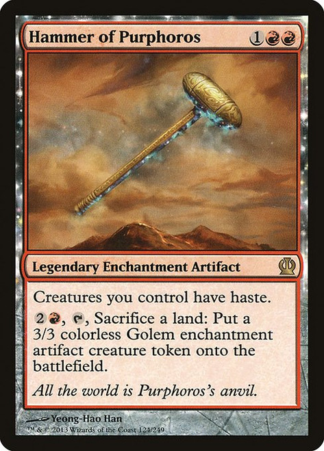 Hammer of Purphoros (THS) (Foil) (#124)