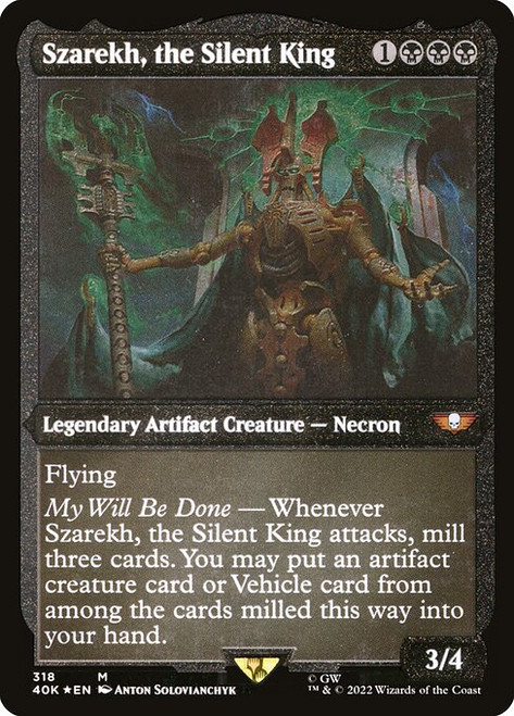 Szarekh, the Silent King (40K) (FoilEtched) (#318)