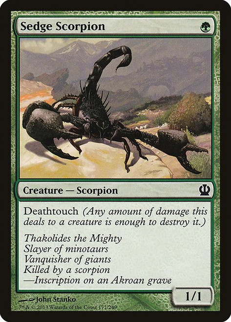 Sedge Scorpion (THS) (Foil) (#177)