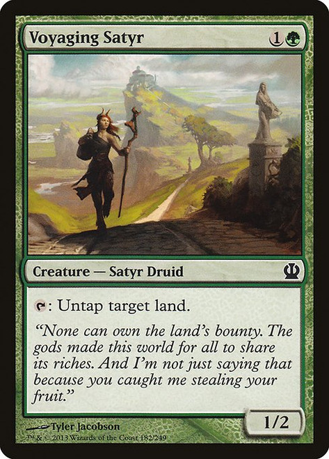 Voyaging Satyr (THS) (Foil) (#182)