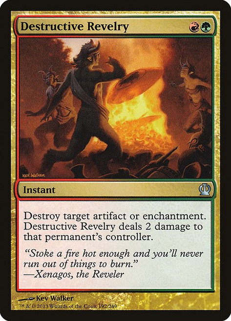 Destructive Revelry (THS) (Foil) (#192)