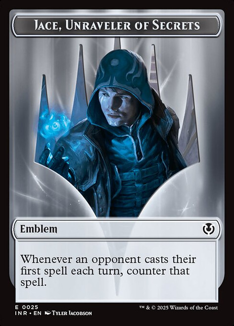 Jace, Unraveler of Secrets Emblem (TINR) (Foil) (#25)