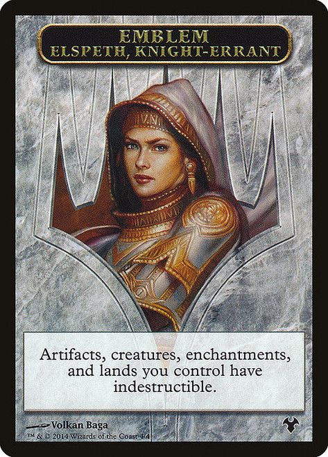 Elspeth, Knight-Errant Emblem (TMD1) (#4)