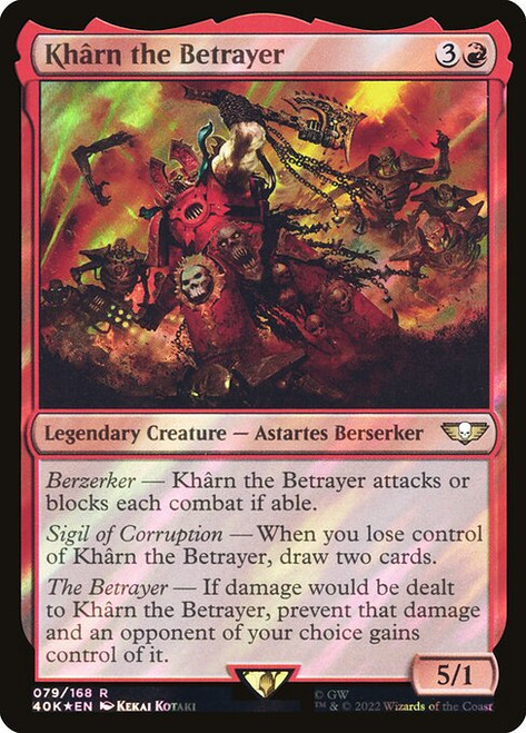 Khârn the Betrayer (40K) (SurgeFoil) (#79★)