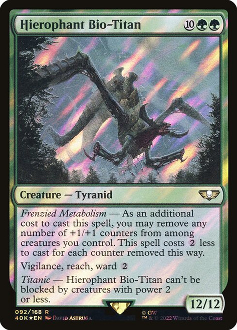 Hierophant Bio-Titan (40K) (SurgeFoil) (#92★)