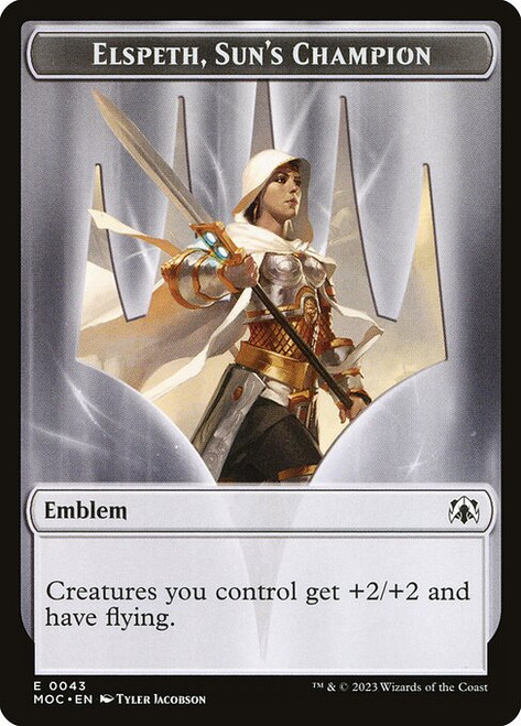 Elspeth, Sun's Champion Emblem (TMOC) (#43)