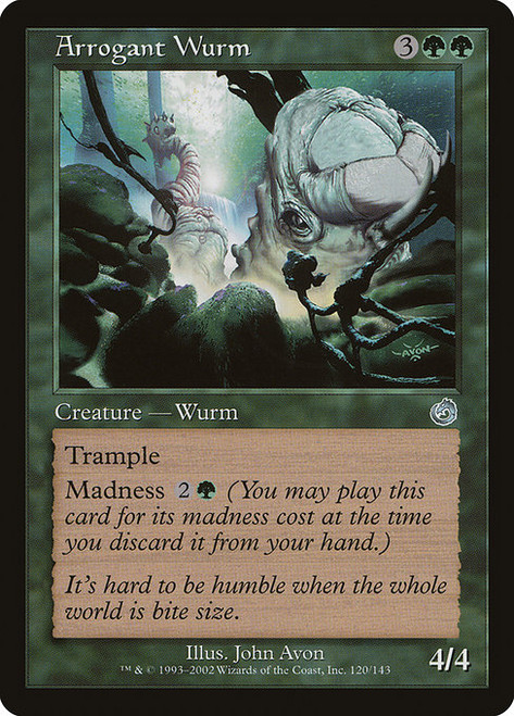 Arrogant Wurm (TOR) (Foil) (#120)