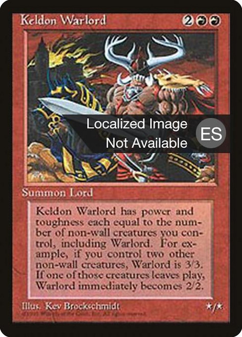 Keldon Warlord (4BB) (#207)