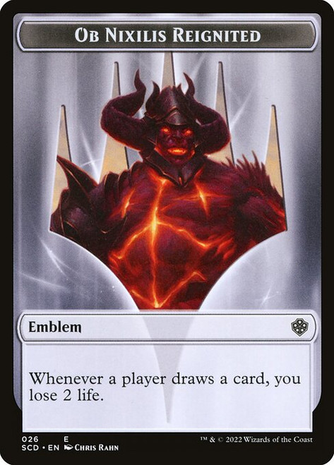 Ob Nixilis Reignited Emblem (TSCD) (Foil) (#26)