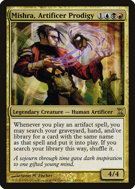 Mishra, Artificer Prodigy (TSP) (Foil) (#243)