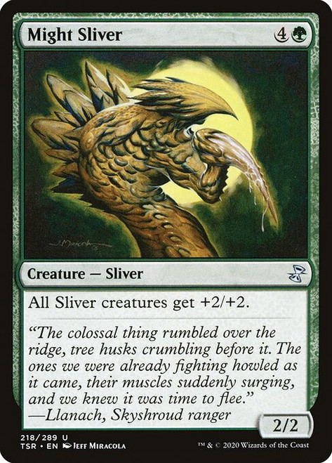 Might Sliver (TSR) (Foil) (#218)