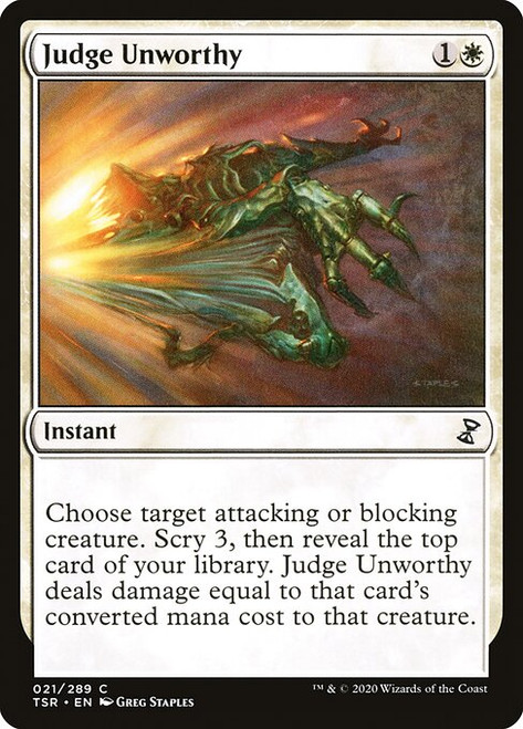 Judge Unworthy (TSR) (Foil) (#21)