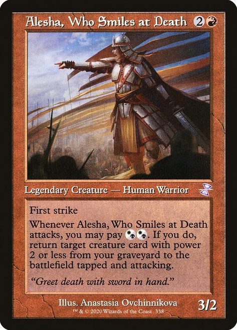 Alesha, Who Smiles at Death (TSR) (Foil) (#338)