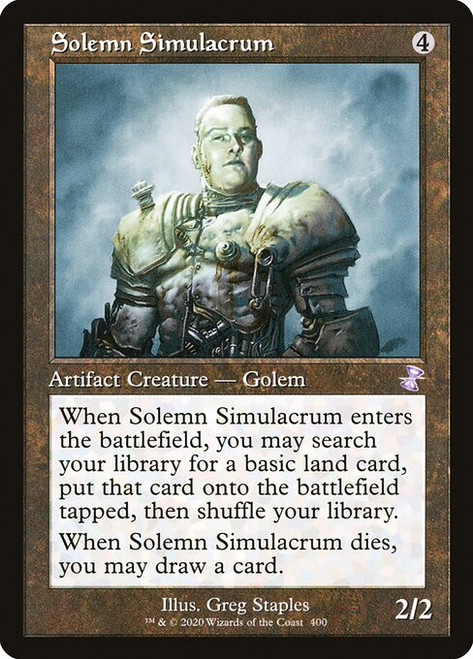 Solemn Simulacrum (TSR) (Foil) (#400)