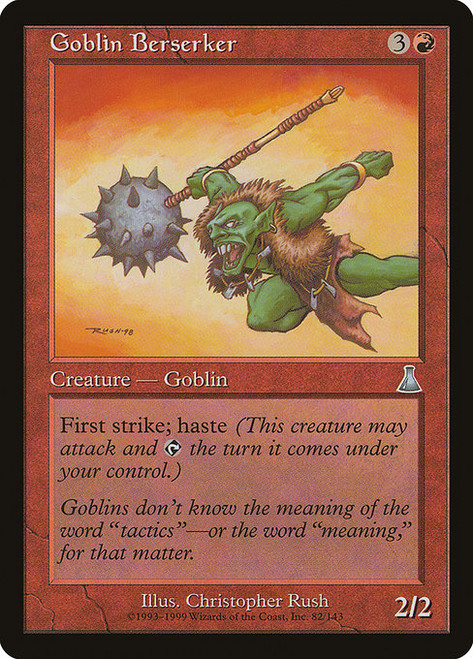 Goblin Berserker (UDS) (Foil) (#82)