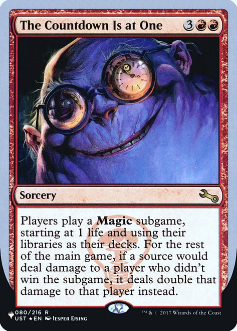 The Countdown Is at One (ULST) (Foil) (#28)