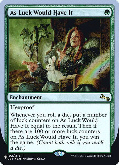 As Luck Would Have It (ULST) (Foil) (#33)