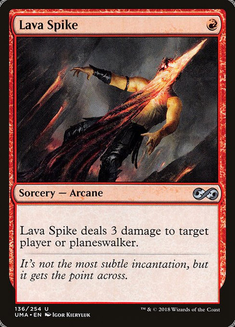 Lava Spike (UMA) (Foil) (#136)