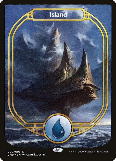 Island (UND) (Foil) (Full Art) (#90)