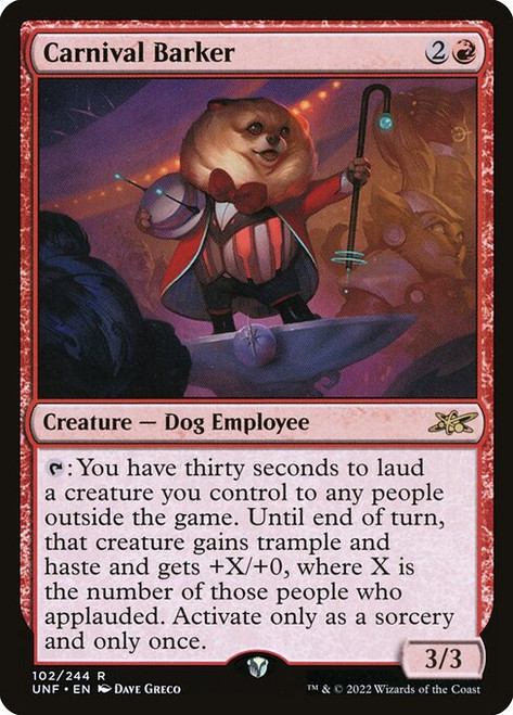 Carnival Barker (UNF) (#102)