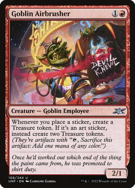 Goblin Airbrusher (UNF) (Foil) (#108)