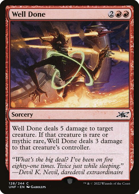 Well Done (UNF) (Foil) (#128)