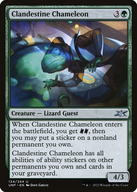 Clandestine Chameleon (UNF) (Foil) (#134)