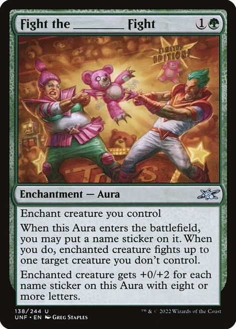 Fight the _____ Fight (UNF) (Foil) (#138)