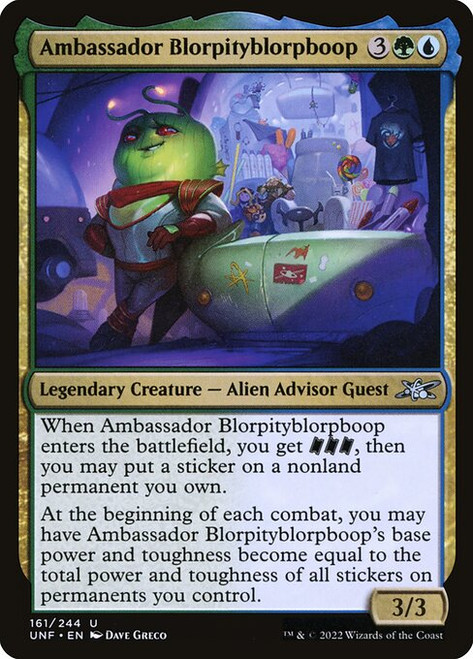 Ambassador Blorpityblorpboop (UNF) (Foil) (#161)