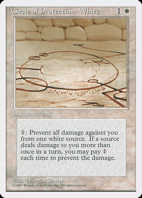 Circle of Protection: White (4ED) (#18)