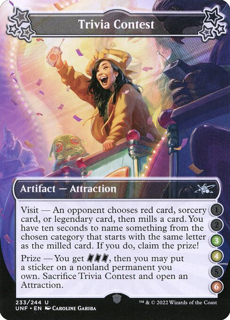 Trivia Contest (UNF) (Foil) (#233d)