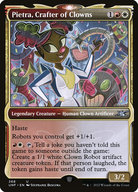 Pietra, Crafter of Clowns (UNF) (Showcase) (#268)