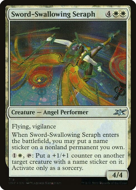 Sword-Swallowing Seraph (UNF) (GalaxyFoil) (#316)