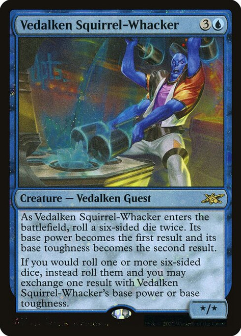 Vedalken Squirrel-Whacker (UNF) (GalaxyFoil) (#349)