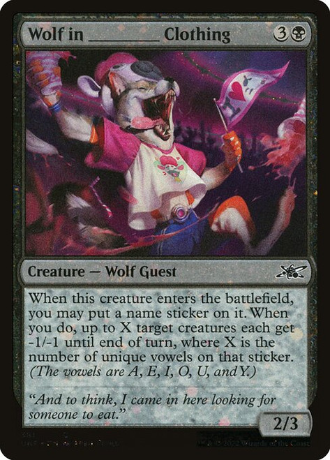Wolf in _____ Clothing (UNF) (GalaxyFoil) (#381)