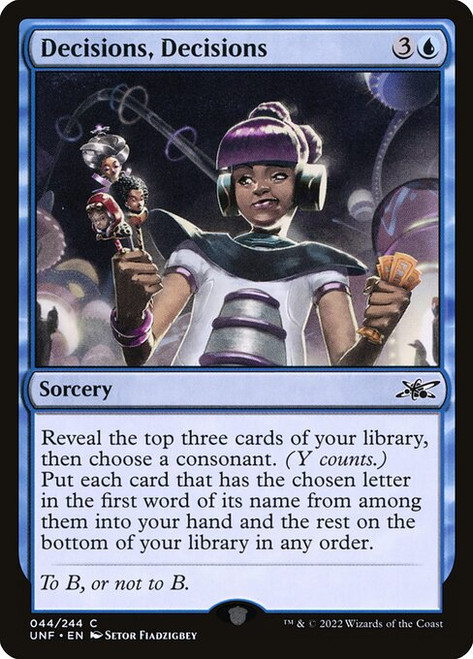 Decisions, Decisions (UNF) (Foil) (#44)