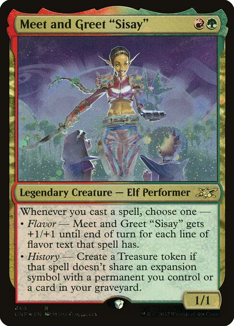 Meet and Greet "Sisay" (UNF) (GalaxyFoil) (#458)