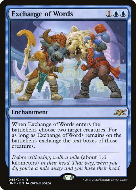Exchange of Words (UNF) (Foil) (#45)