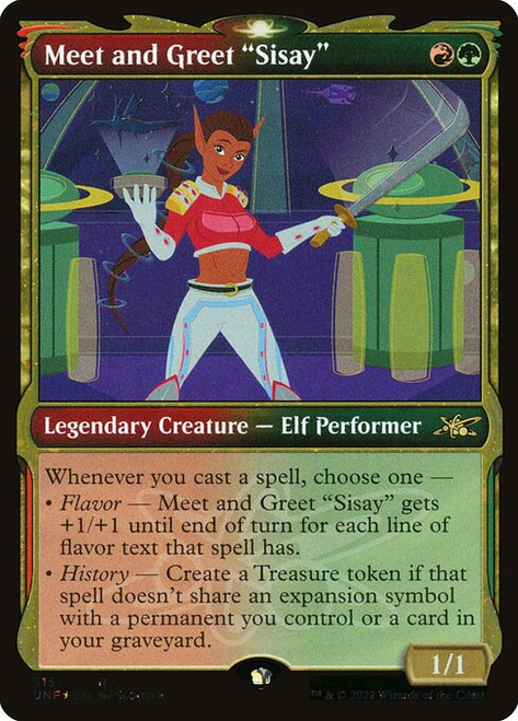 Meet and Greet "Sisay" (UNF) (GalaxyFoil) (Showcase) (#515)