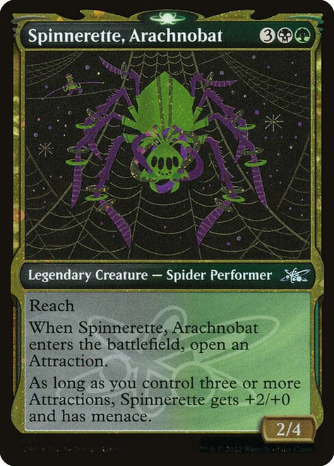 Spinnerette, Arachnobat (UNF) (GalaxyFoil) (Showcase) (#522)