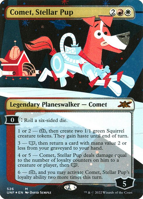 Comet, Stellar Pup (UNF) (GalaxyFoil) (Borderless) (#526)