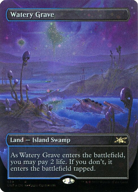 Watery Grave (UNF) (GalaxyFoil) (Full Art) (#529)