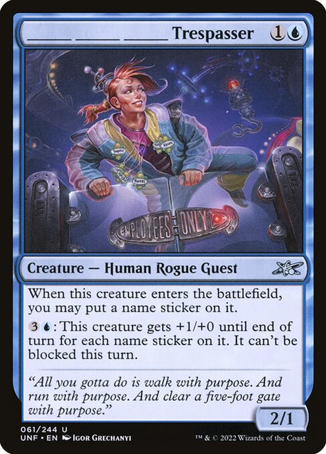_____ _____ _____ Trespasser (UNF) (Foil) (#61)
