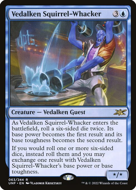 Vedalken Squirrel-Whacker (UNF) (Foil) (#63)