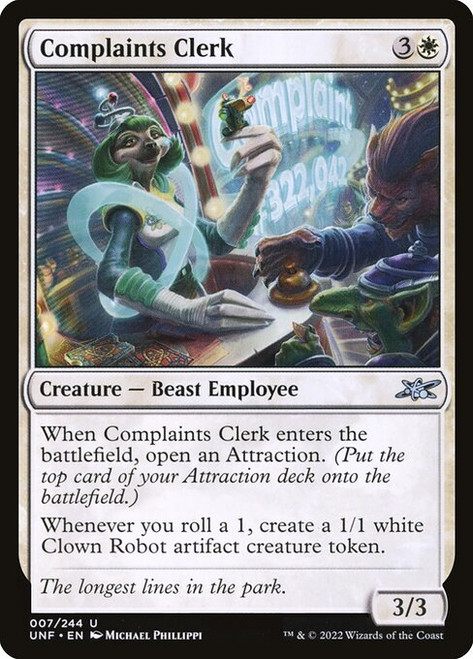 Complaints Clerk (UNF) (Foil) (#7)