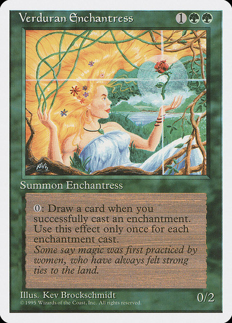 Verduran Enchantress (4ED) (#281)