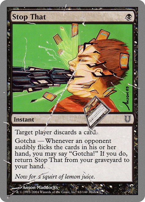 Stop That (UNH) (Foil) (#63)