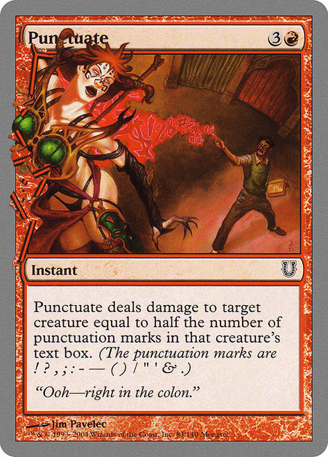 Punctuate (UNH) (Foil) (#84)