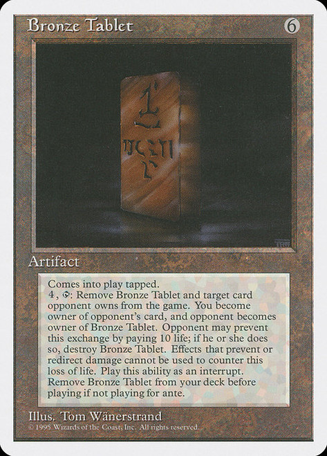 Bronze Tablet (4ED) (#303)