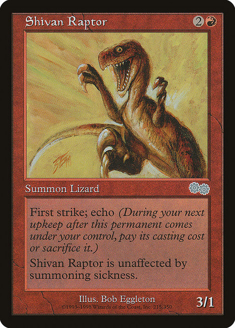 Shivan Raptor (USG) (#215)